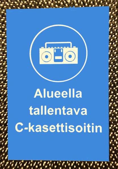 C-KASETTI VALVONTA ALUMIINITAULU